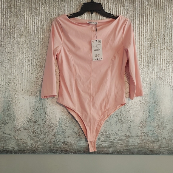 Zara Delicate Bodysuit Sz-L - Picture 9 of 10